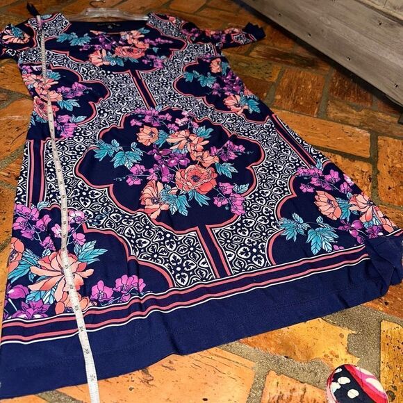 Madison Leigh Sheath Scroll Floral Dress - Picture 7 of 7